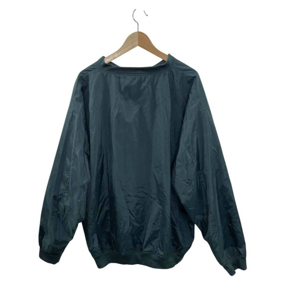 Vtg PORT AUTHORITY On Tour Heisman XL Green Windbreaker Jacket Microfiber‎ Lined - Picture 2 of 11